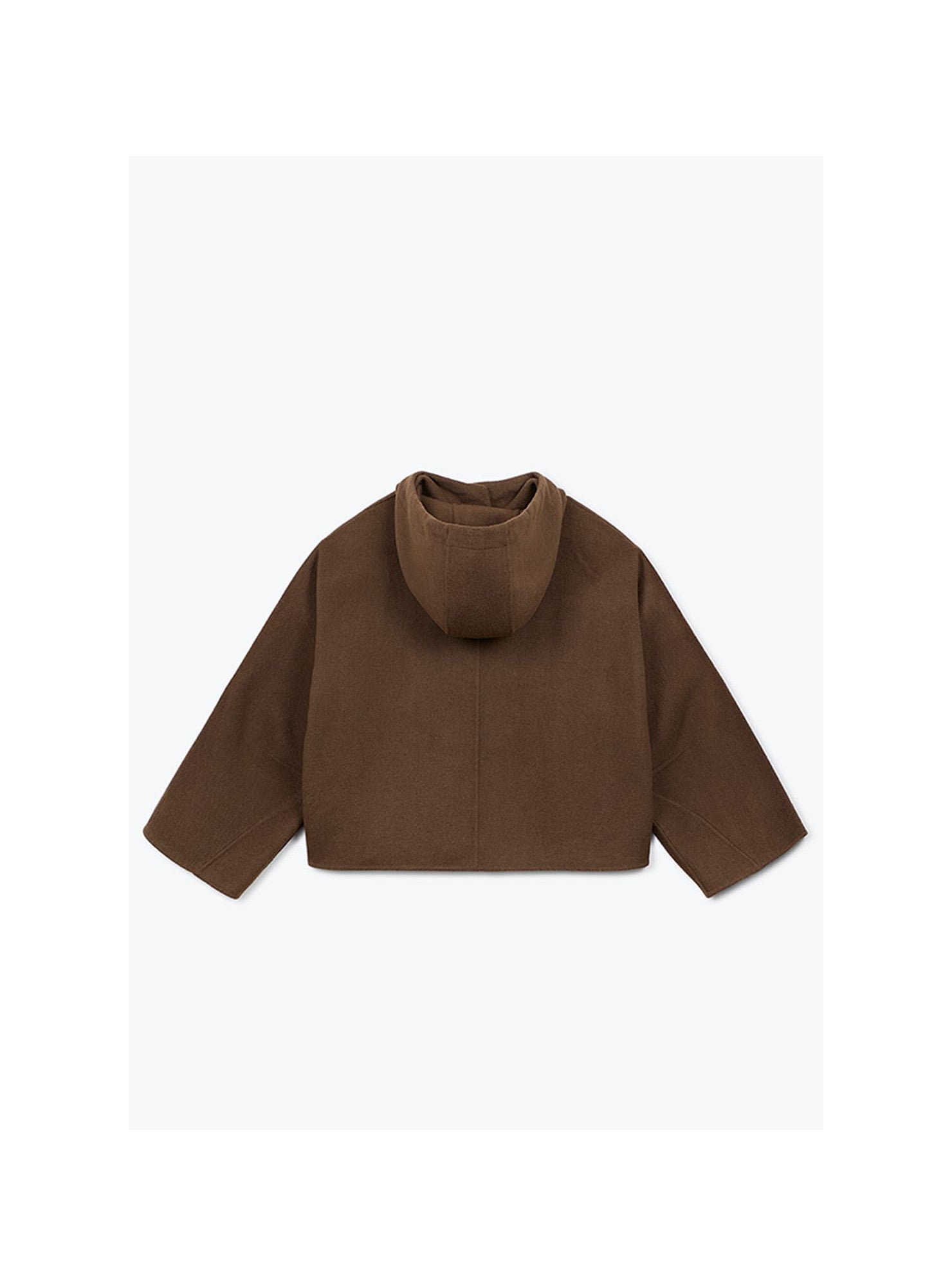 Giacomina Women HOODIE COAT — MARRON GLACE