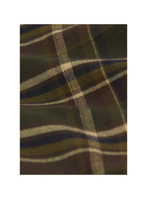 Giacomina Women Reversible Tartan Vest — VERT FORET