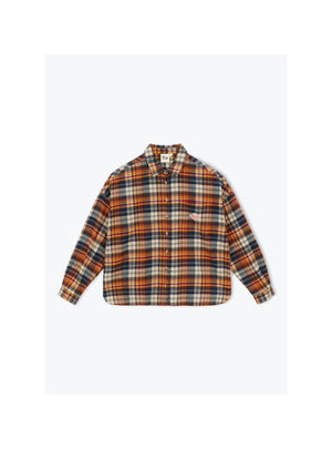 Grete Womens Shirt Tartan — CHATAIGNE MULTI