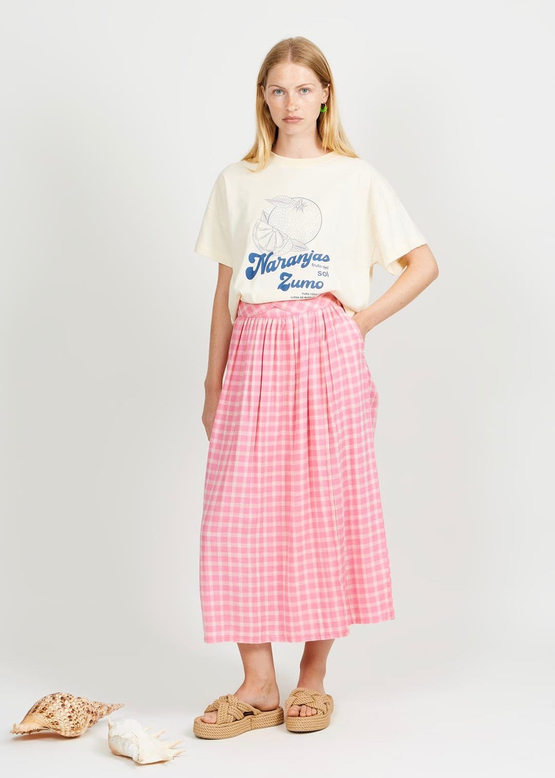 Fatiana Zumo T-Shirt — ECRU