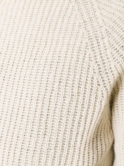 Crew Neck Pullover - Cream - LAST PIECE