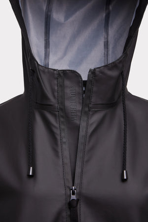 Camden Lightweight Raincoat — BLACK