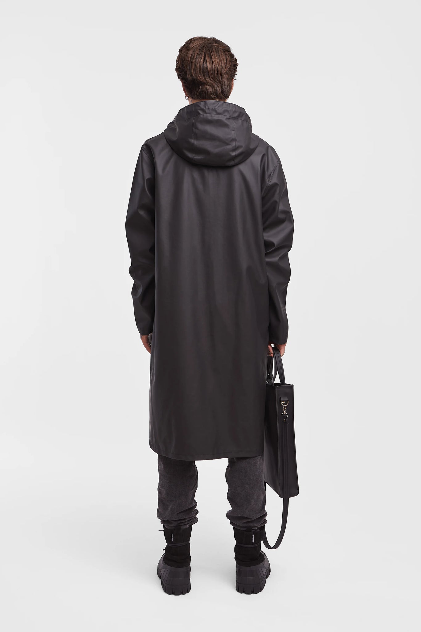 Camden Lightweight Raincoat — BLACK