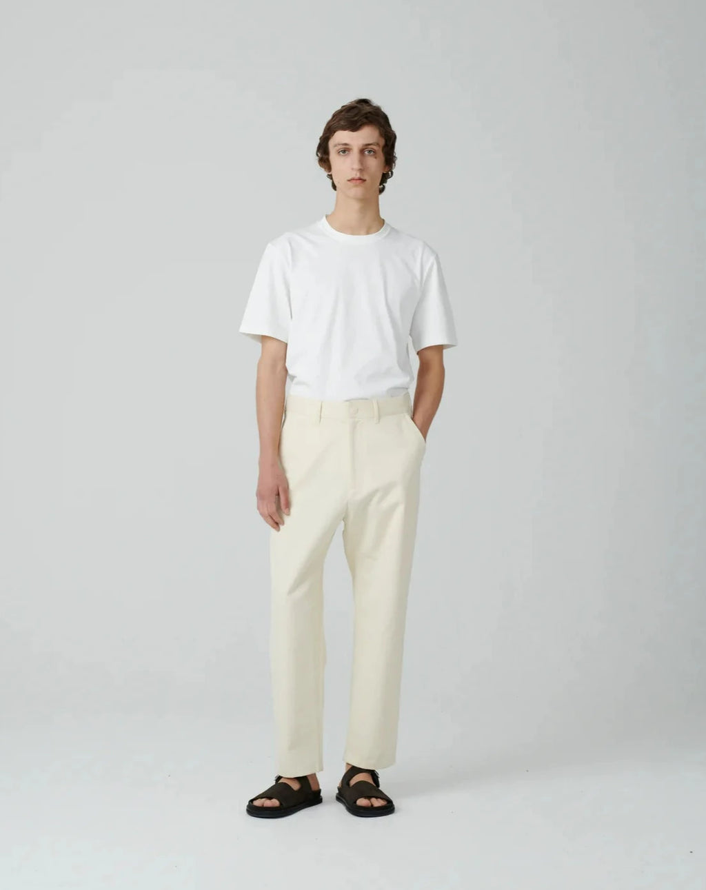 Bill Pant Peached Cotton Twill