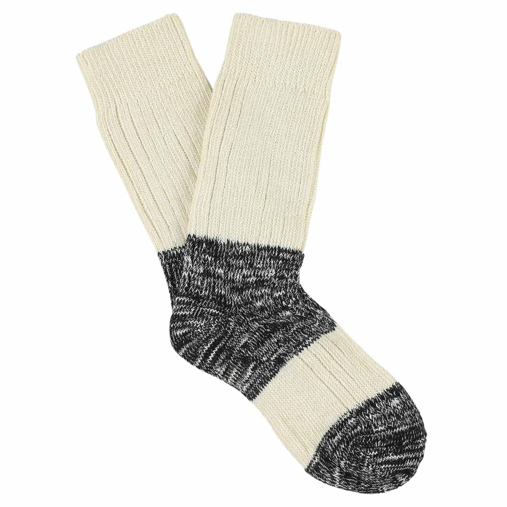 Women Melange Block Socks