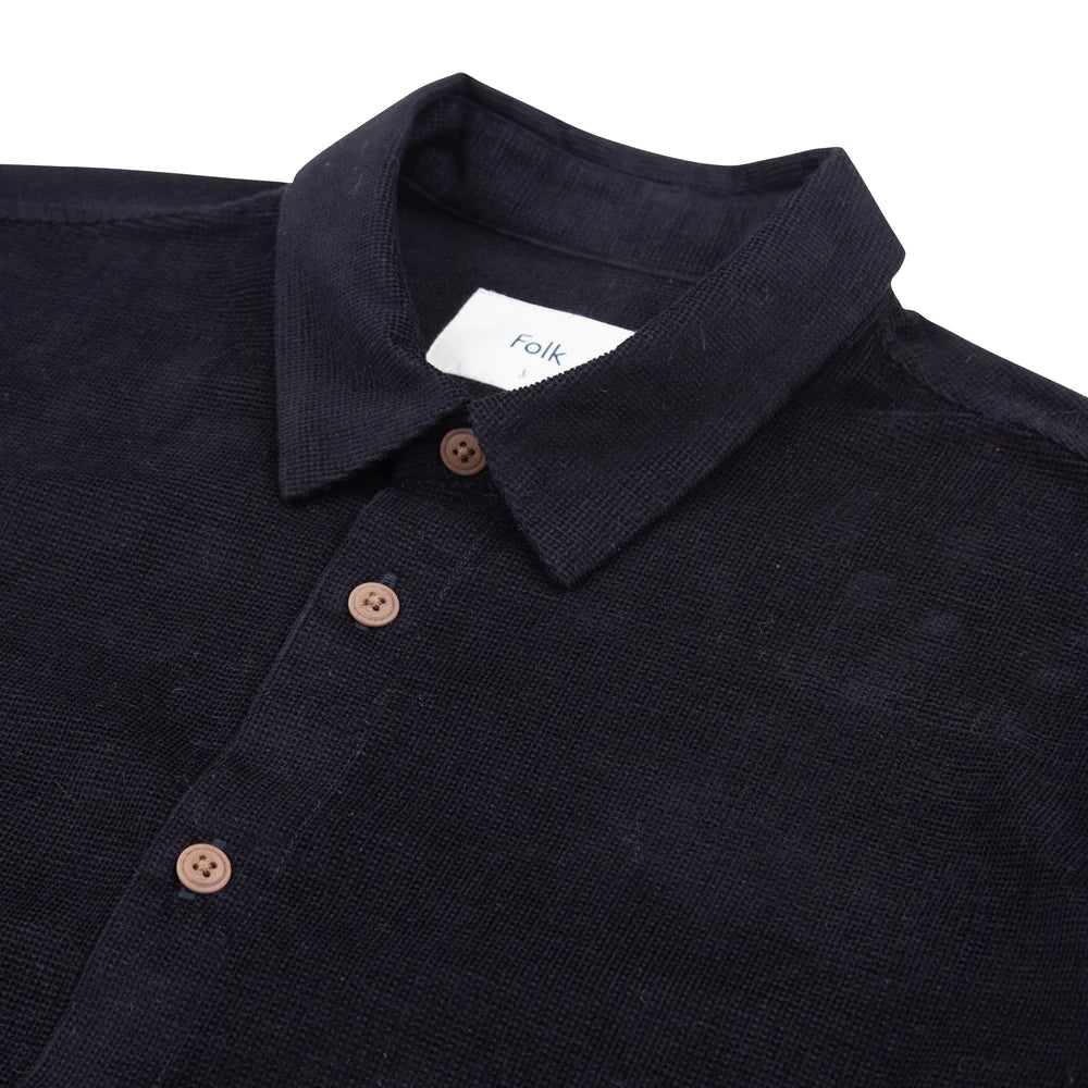 Relaxed Babycord Shirt Microcheck