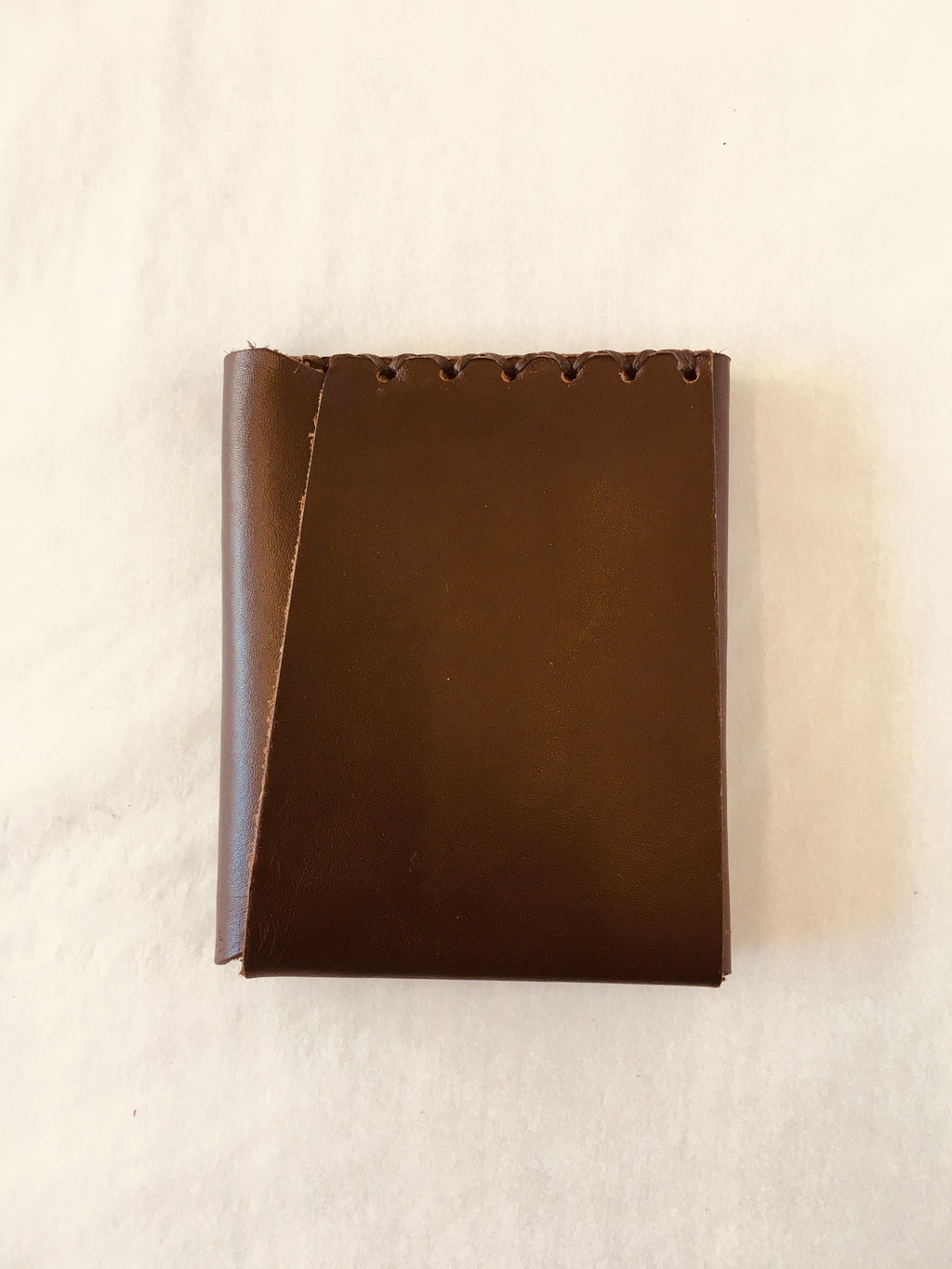 Handmade Leather Wallet - Brown
