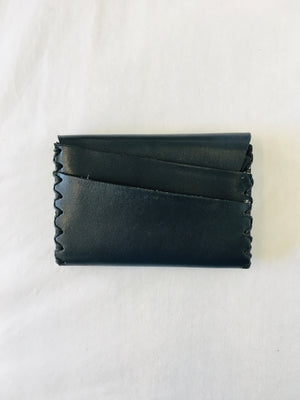 Handmade Leather Wallet - Blue