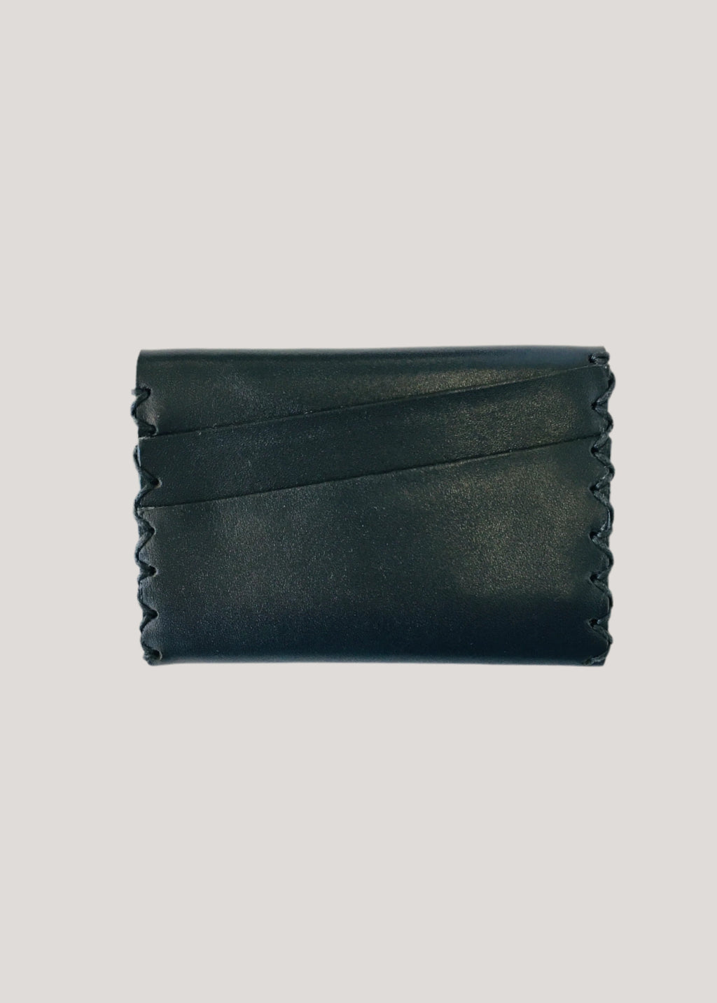 Handmade Leather Wallet — BLUE