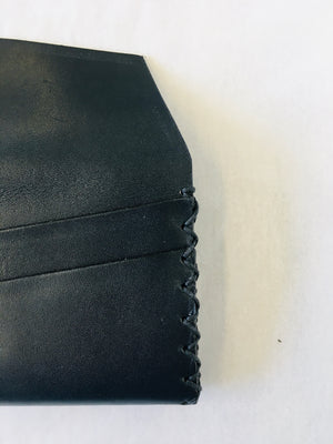 Handmade Leather Wallet - Blue