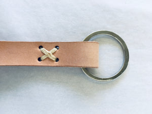Handmade Leather X Key Chain