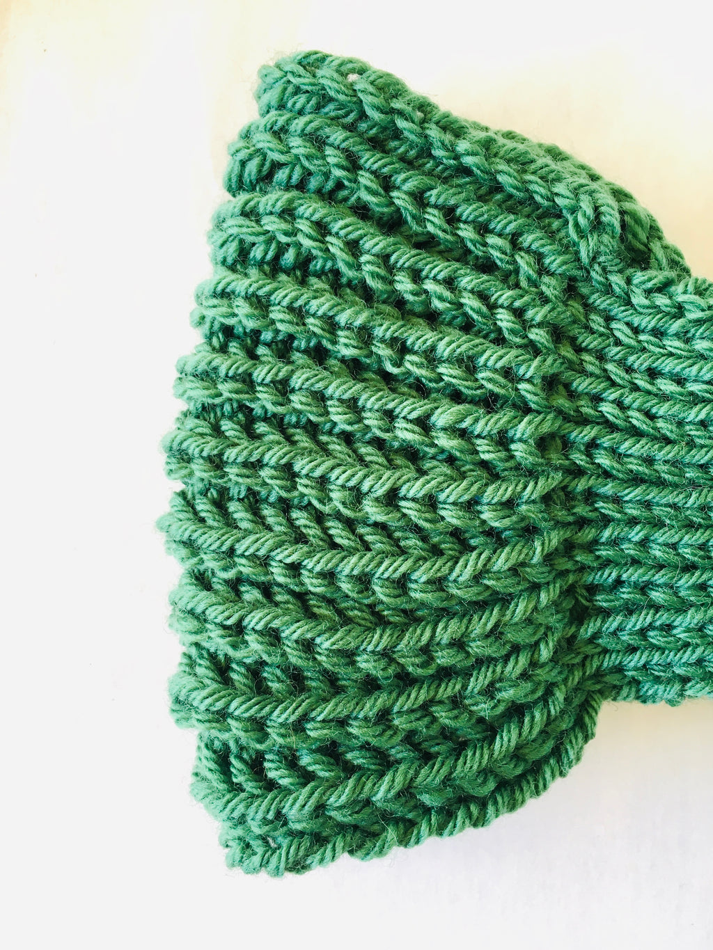 EARLYMADE Hand-knitted Head Band — GREEN — LAST PIECE