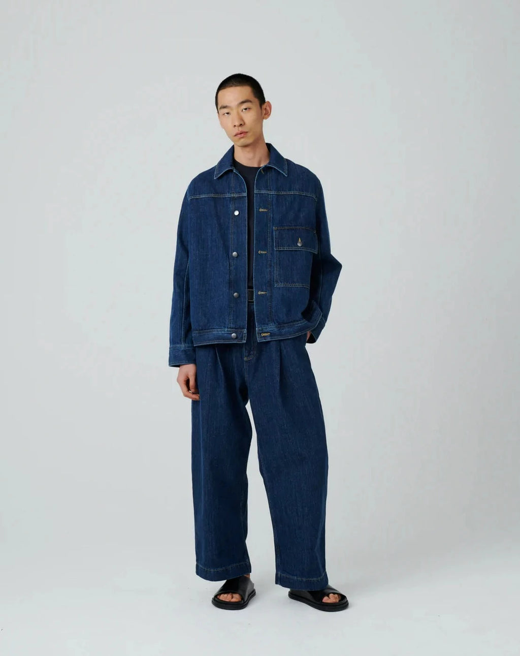 Lazar Washed Denim Jacket