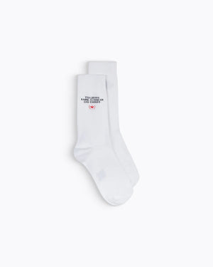 Mantra Socks — WHITE