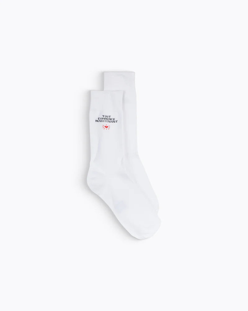Mantra Socks — WHITE