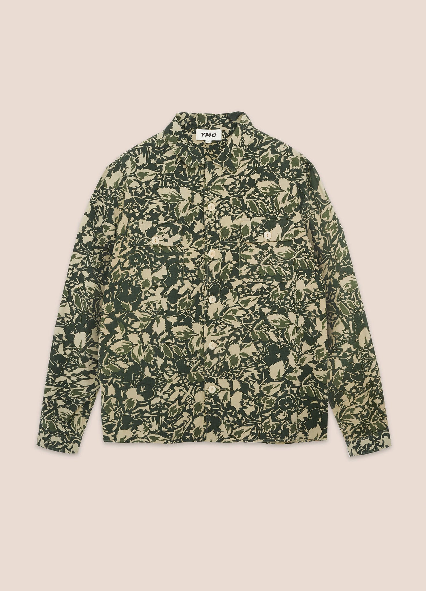 Feathers Cotton Print Shirt - LAST PIECE