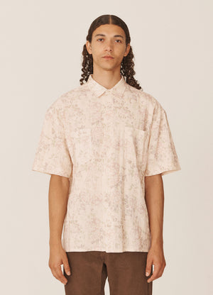 Mitchum Cotton Flax Floral Short Sleeve Shirt