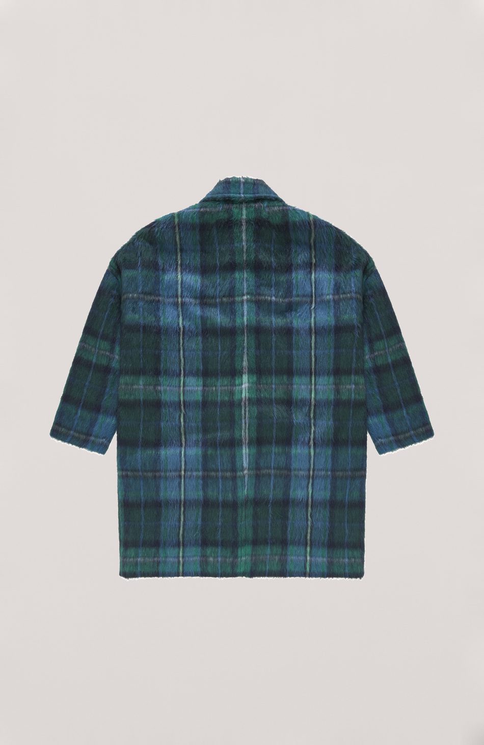 Cocoon Coat - Tartan