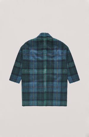 Cocoon Coat - Tartan