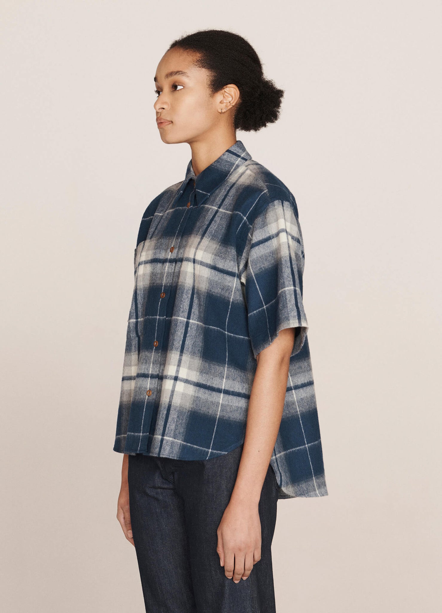 Eva Wool Check Shirt - LAST PIECE