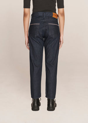 Tearaway Organic Cotton Selvedge Jeans — NAVY