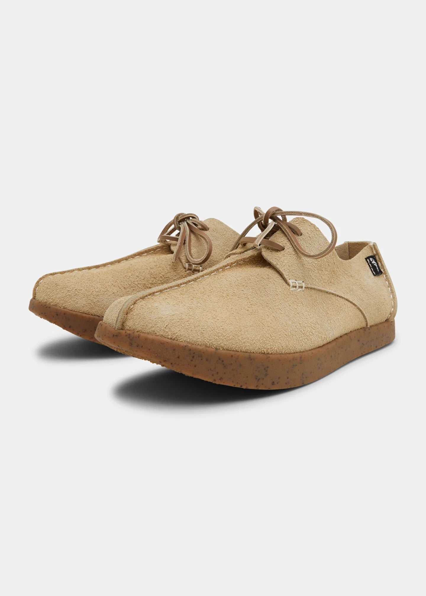 Lennon Suede Centre Seam Shoe — SAND