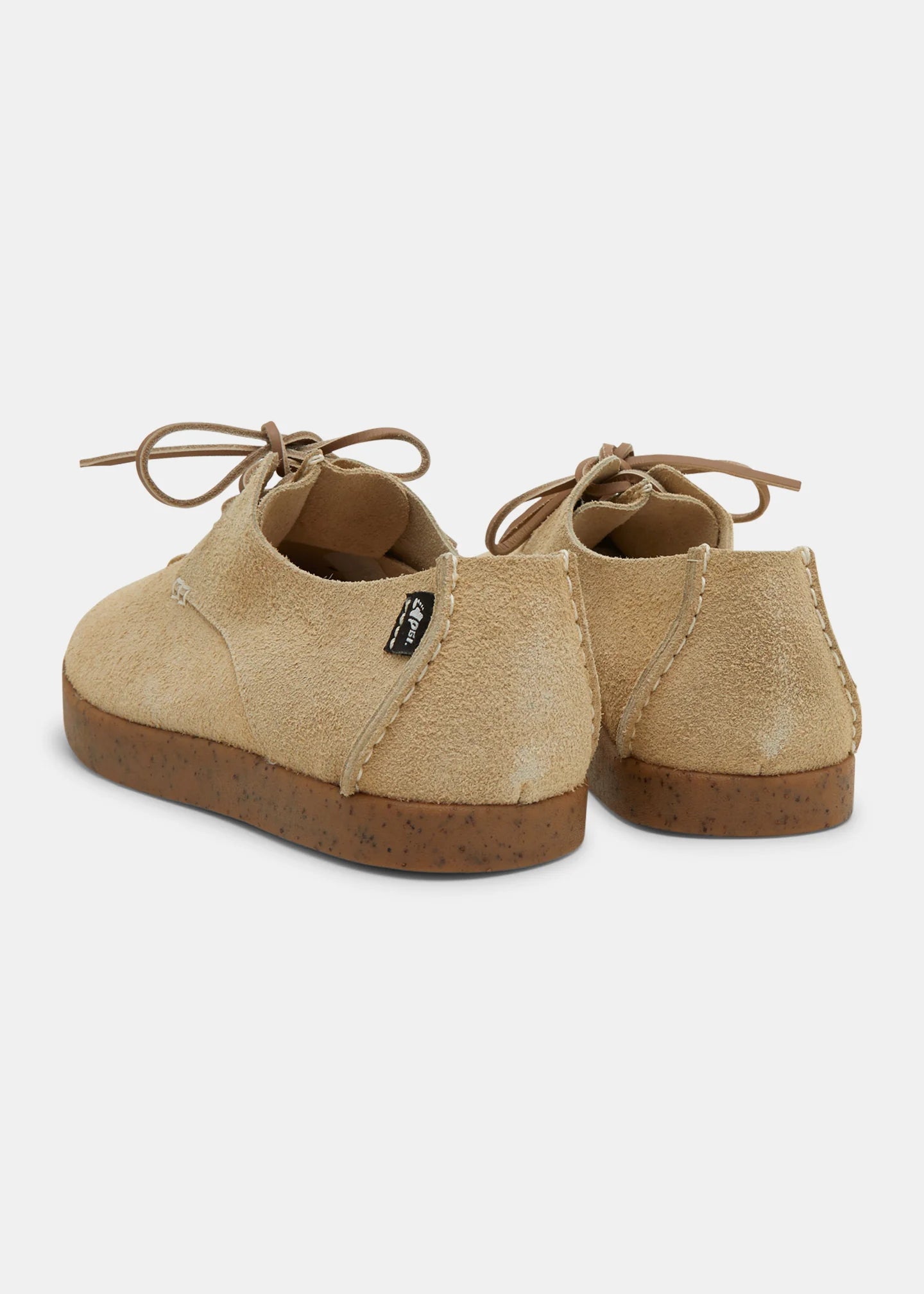 Lennon Suede Centre Seam Shoe — SAND