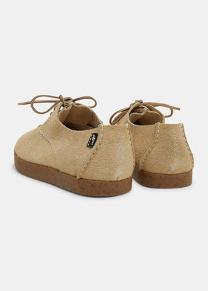 Lennon Suede Centre Seam Shoe — SAND