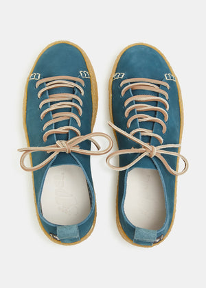 Rufus Womens Nubuck New Reg Fit Shoe — DENIM