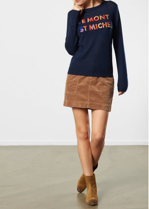 Corduroy Short Skirt