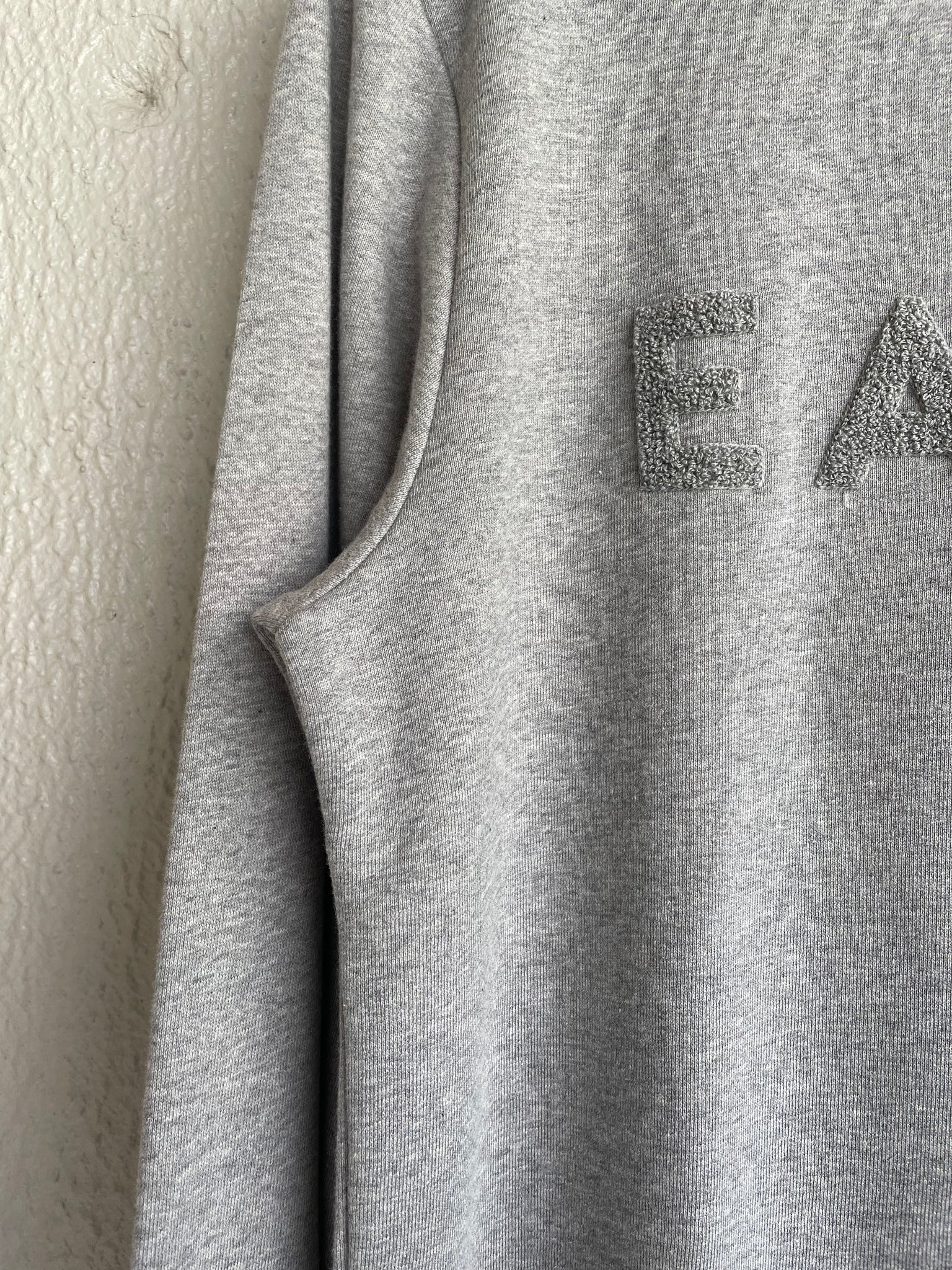 Early High-Stitch Logo Sweat - Grey