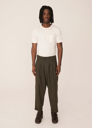 Creole Cotton Twill Peg Trousers