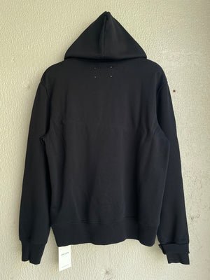 Early High-Stitch Logo Hoodie — BLACK