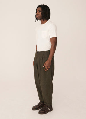 Creole Cotton Twill Peg Trousers