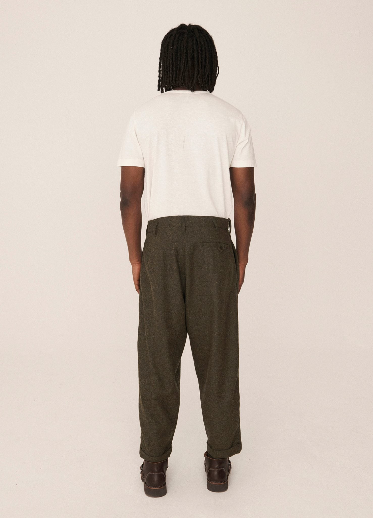 Creole Cotton Twill Peg Trousers