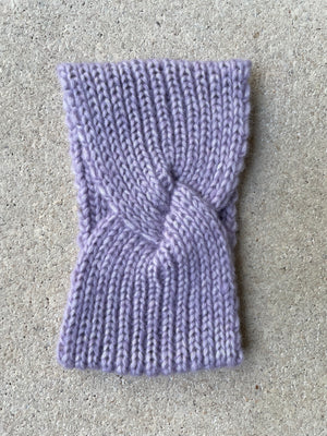 EARLYMADE Hand-knitted Head Band — LAVANDER - LAST PIECE