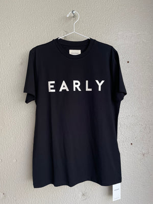 EARLY Logo Men Tee — BLACK / CARAMEL / CHOCOLATE