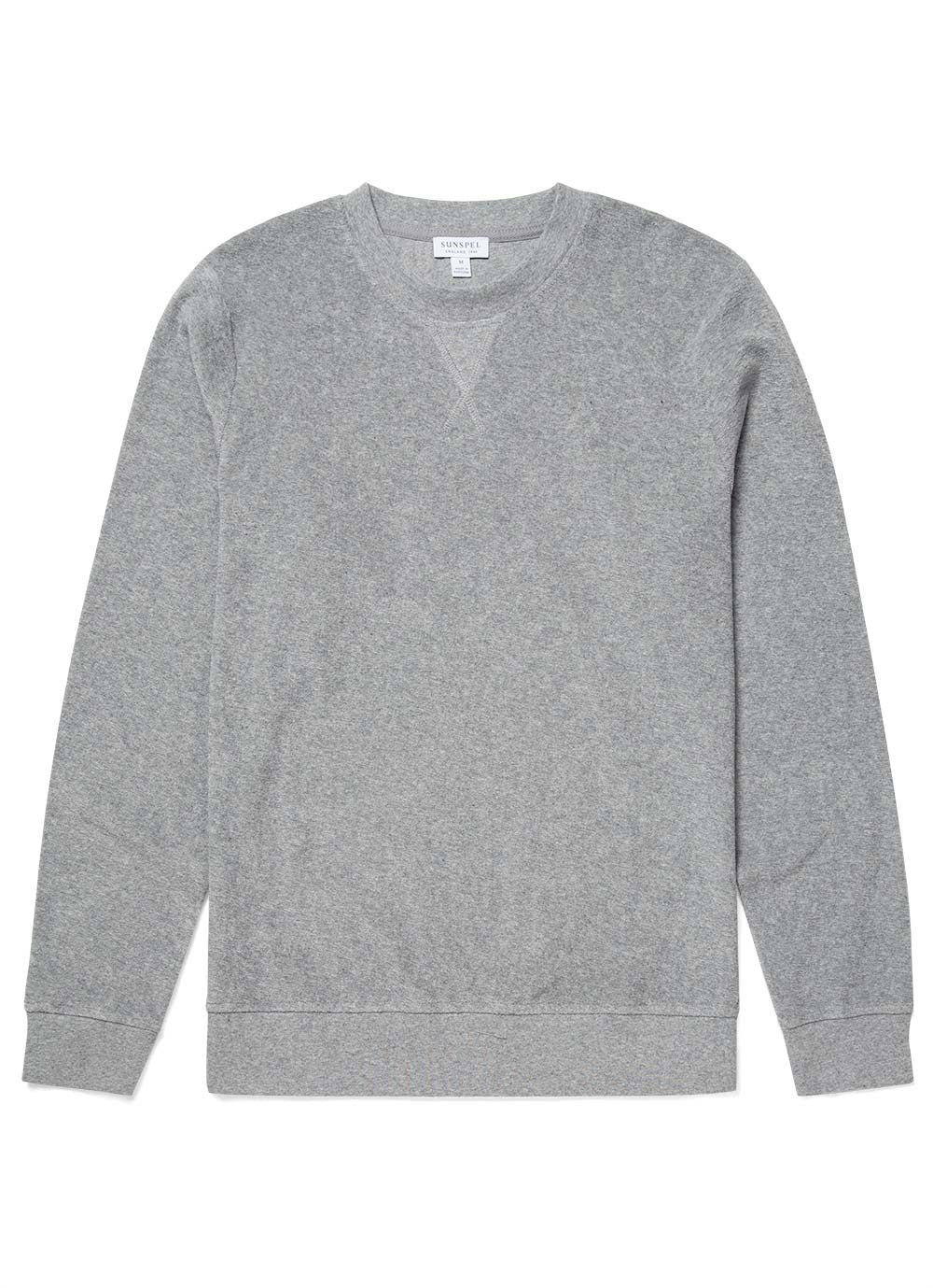 Towelling Sweatshirt Grey