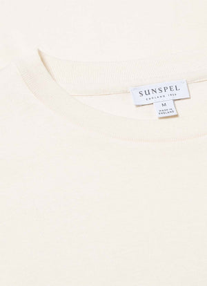 SUNSPEL Cavendish Cotton Interlock Long Sleeve Tee - OFF WHITE