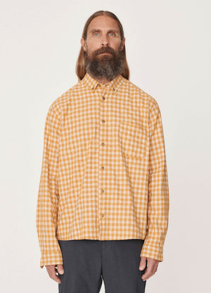 Dean Linen Cotton Check Shirt