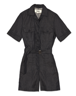 Organic Cotton Denim Playsuit