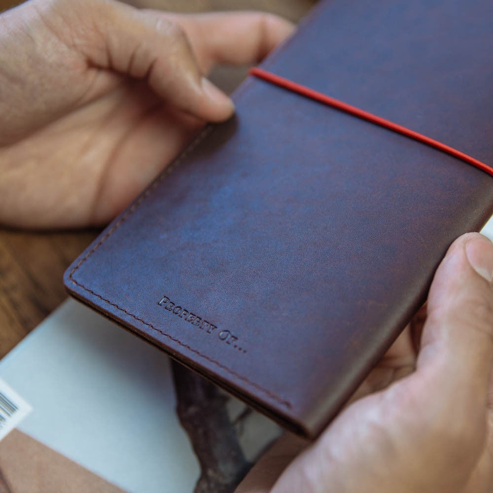 Robin Travel Folio — BROWN / Blue
