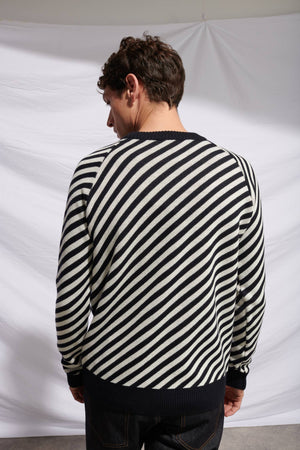 Sylvestre Slanted Stripe Sweater